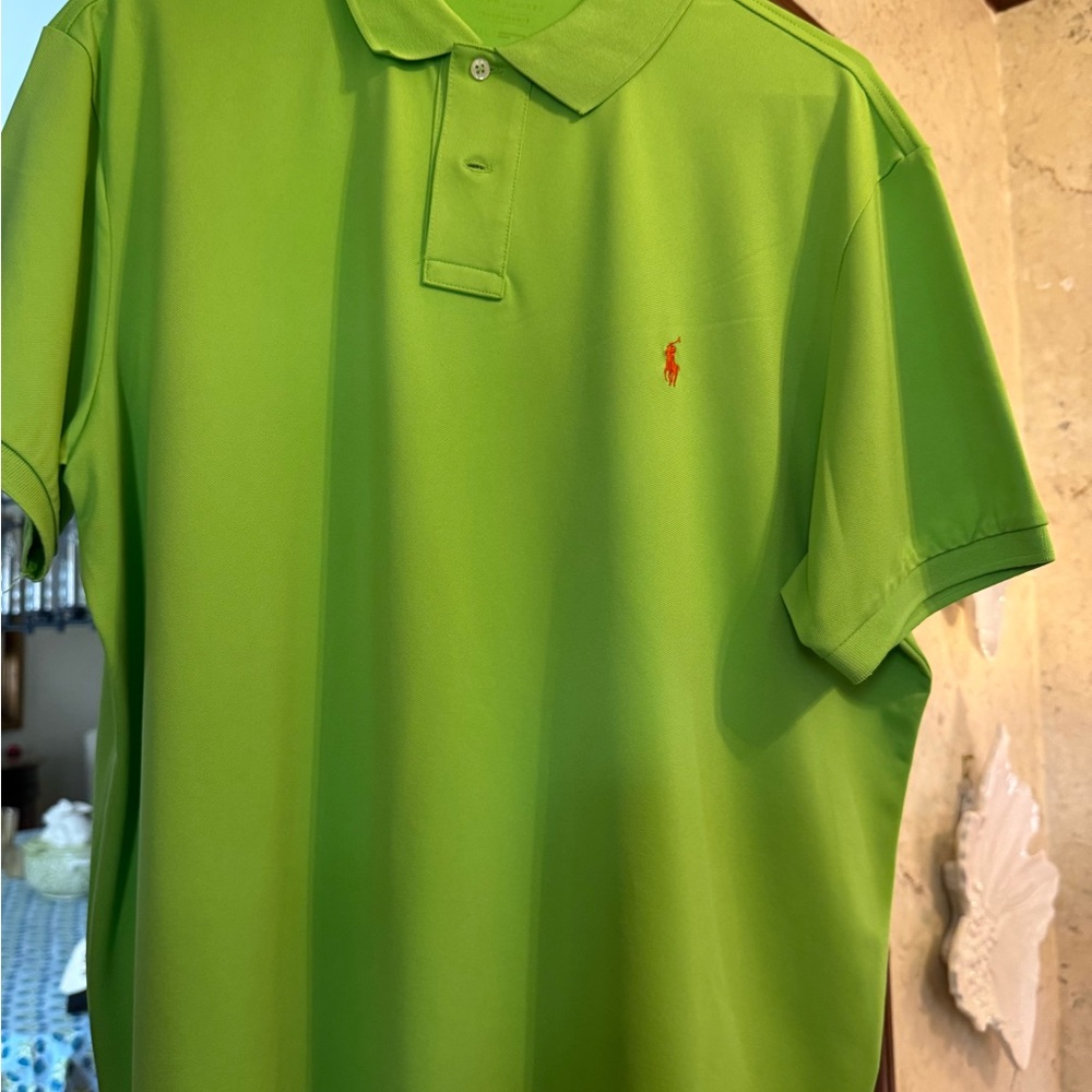 Ralph Lauren Men's Green Polo Shirt